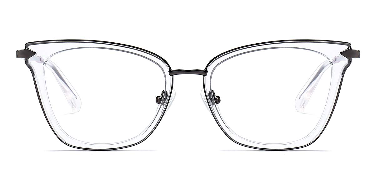 Clear - Square Glasses - Beza