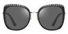 Black Grey Nale - Oval Sunglasses