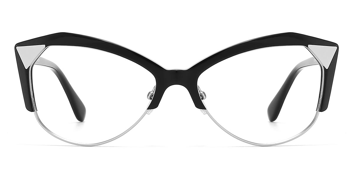 Black - Oval Glasses - Onna