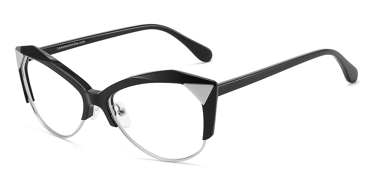 Black - Oval Glasses - Onna