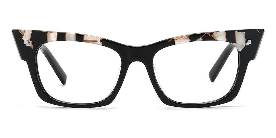 Black Joia - Square Glasses