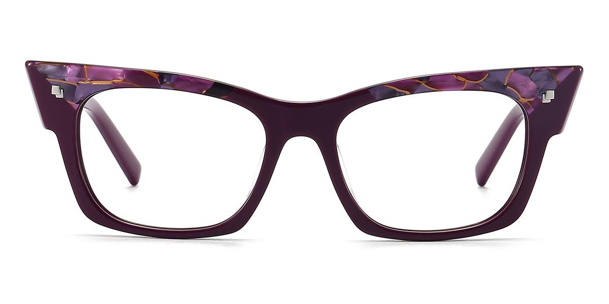 Deep Purple Joia - Square Glasses