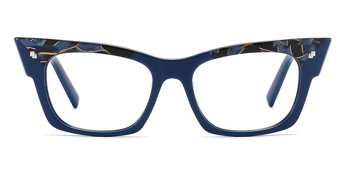 Blue - Square Glasses - Joia