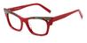 Red Joia - Square Glasses
