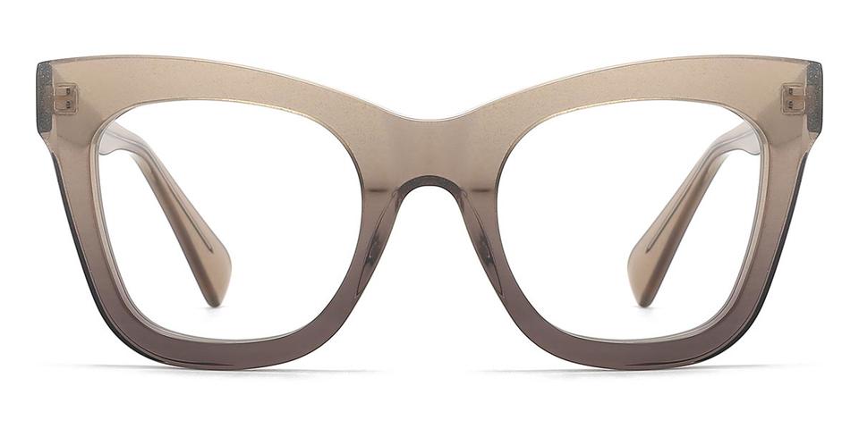Gradient Grey Nalei - Square Glasses