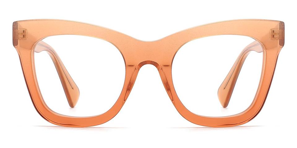 Gradient Orange Nalei - Square Glasses