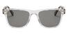 Clear Grey Temwa - Square Sunglasses