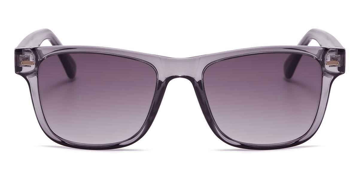 Clear Purple Gradual Purple Temwa - Square Sunglasses