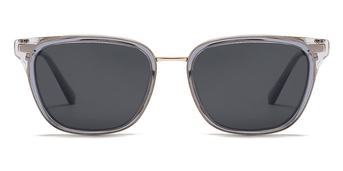Clear Grey Grey Tylee - Square Sunglasses