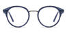 Blue Santy - Round Glasses