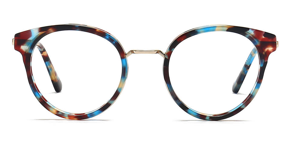 Glazed Santy - Round Glasses