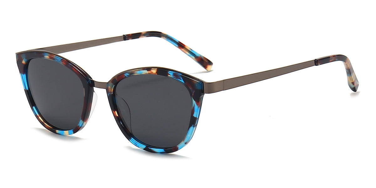 Glazed Grey Tenn - Oval Sunglasses