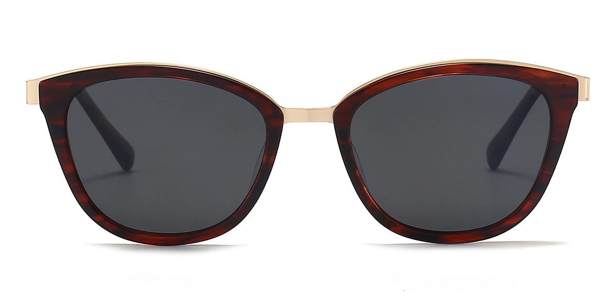 Tawny Grey - Oval Sunglasses - Tenn