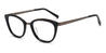 Black Fenia - Oval Glasses