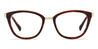 Tortoiseshell Fenia - Oval Glasses