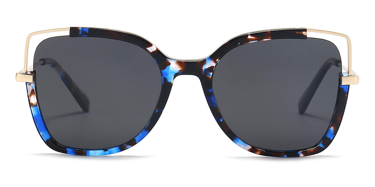Glazed Grey Nicy - Square Sunglasses
