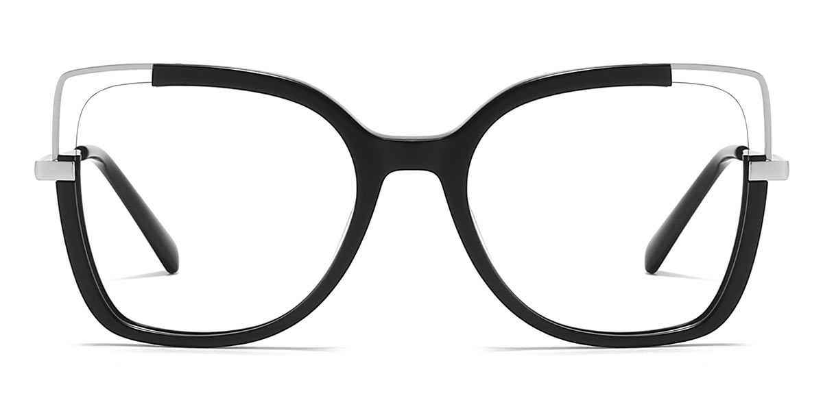 Black - Square Glasses - Josi