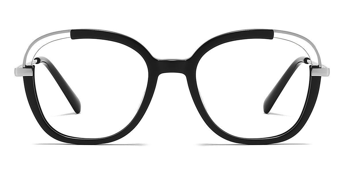 Black - Oval Glasses - Mily