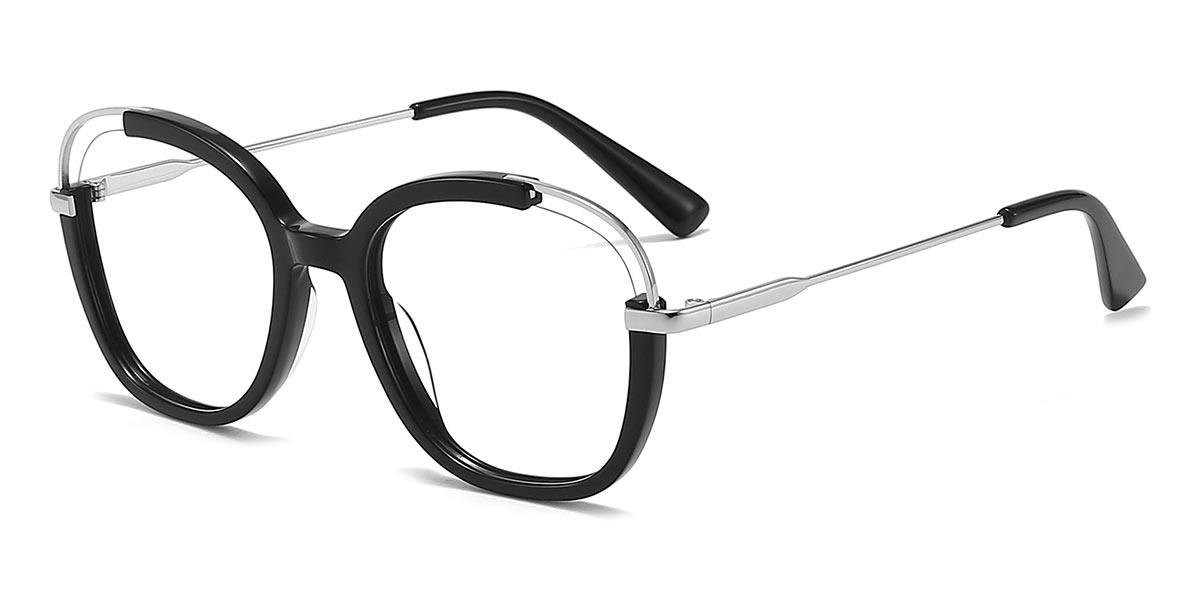 Black - Oval Glasses - Mily