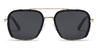 Black Grey Huy - Aviator Sunglasses