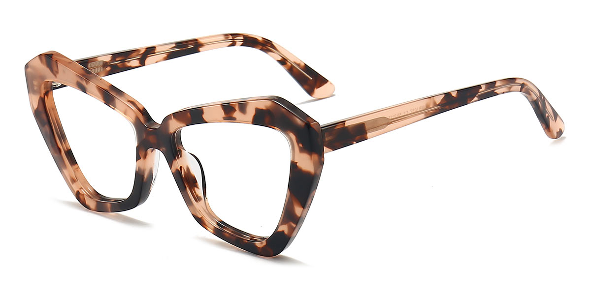 Pink Tortoiseshell - Cat eye Glasses - Ferol