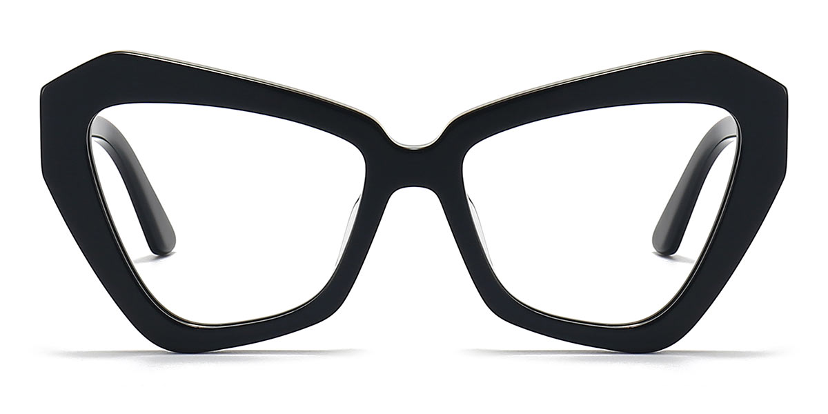 Black - Cat eye Glasses - Ferol