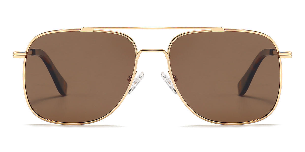 Gold Brown Tuku - Aviator Sunglasses