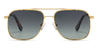 Gold Gradual Grey Tuku - Aviator Sunglasses