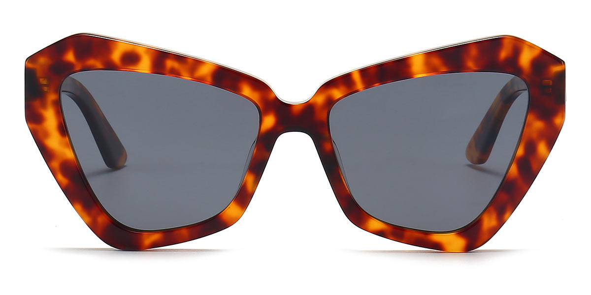Tortoiseshell Grey Tenli - Cat Eye Sunglasses