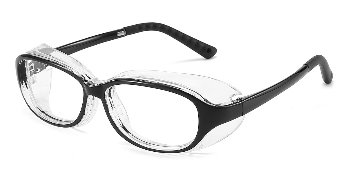Black - Oval Glasses - Kuen