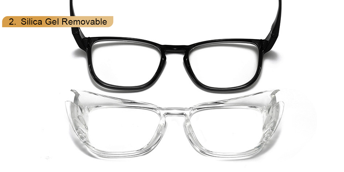 Black - Square Glasses - Osmer
