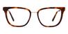 Tortoiseshell Nicka - Square Glasses