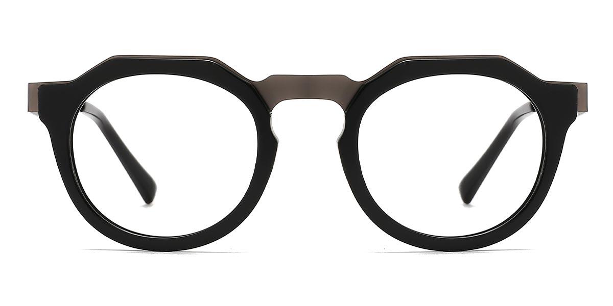 Black Guss - Oval Glasses