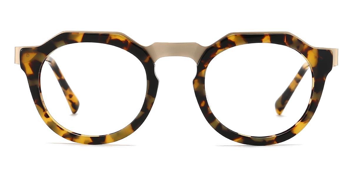 Yellow Tortoiseshell Guss - Oval Glasses