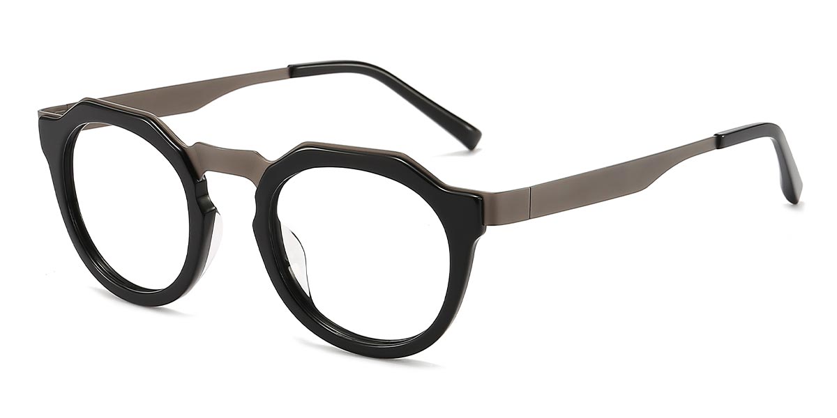 Black - Oval Glasses - Guss