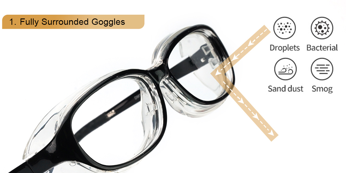 Black - Oval Glasses - Kuen