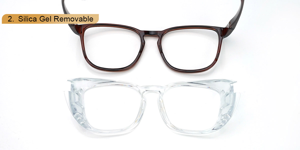Brown - Square Glasses - Osmer
