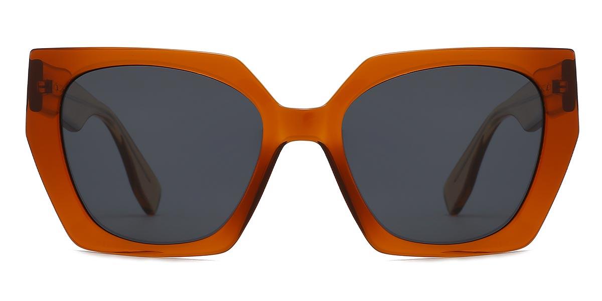 Tawny Grey Tency - Square Sunglasses