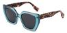Blue Grey Tency - Square Sunglasses