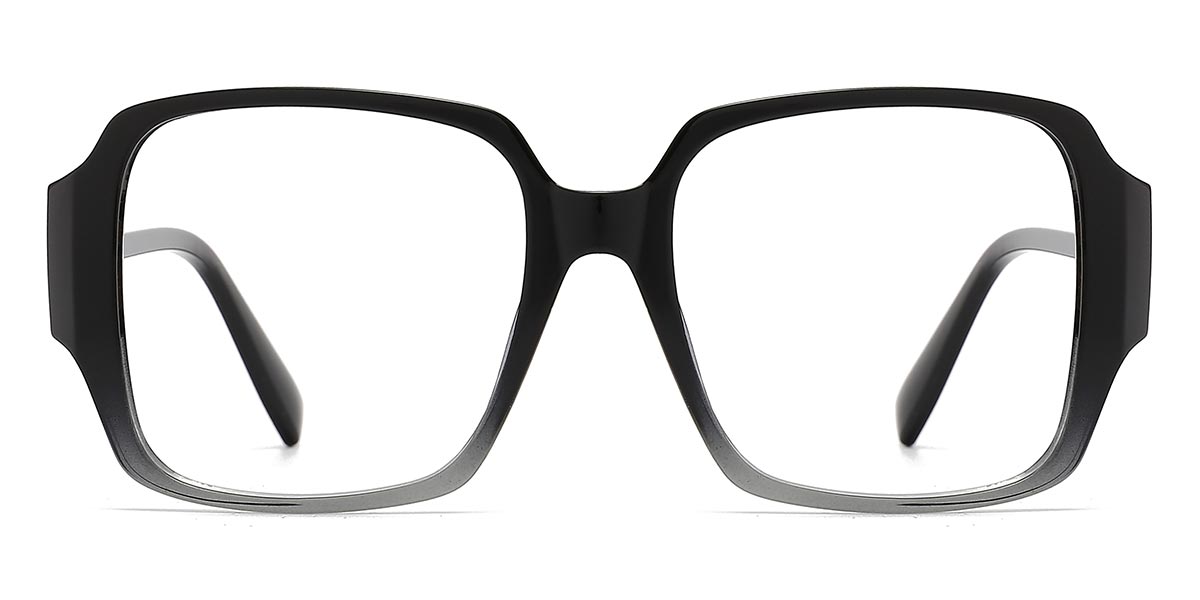 Black - Square Glasses - Sally