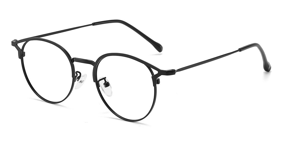 Black - Oval Glasses - Jed