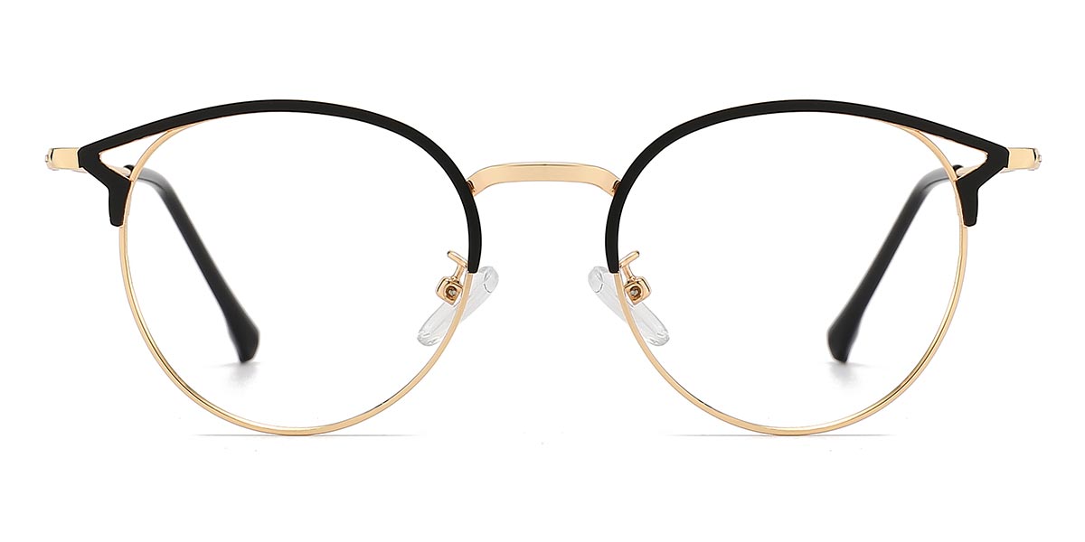 Black Gold - Oval Glasses - Jed
