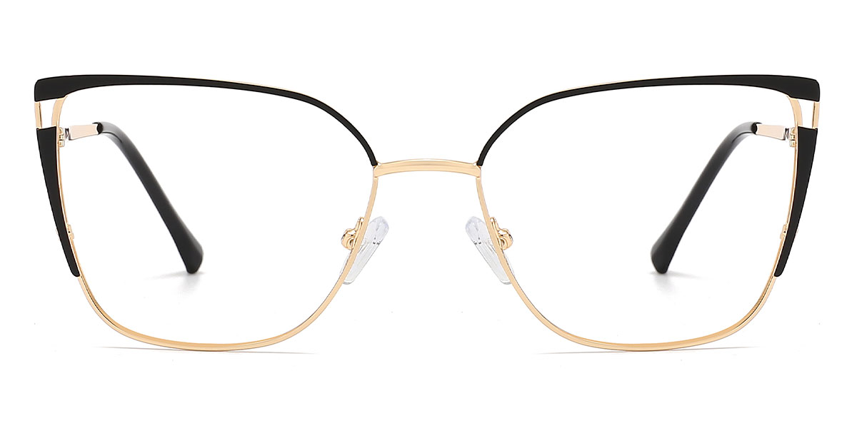 Black - Square Glasses - Elli