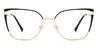 Black Gold Elli - Square Glasses