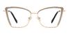 Grey Diantha - Square Glasses
