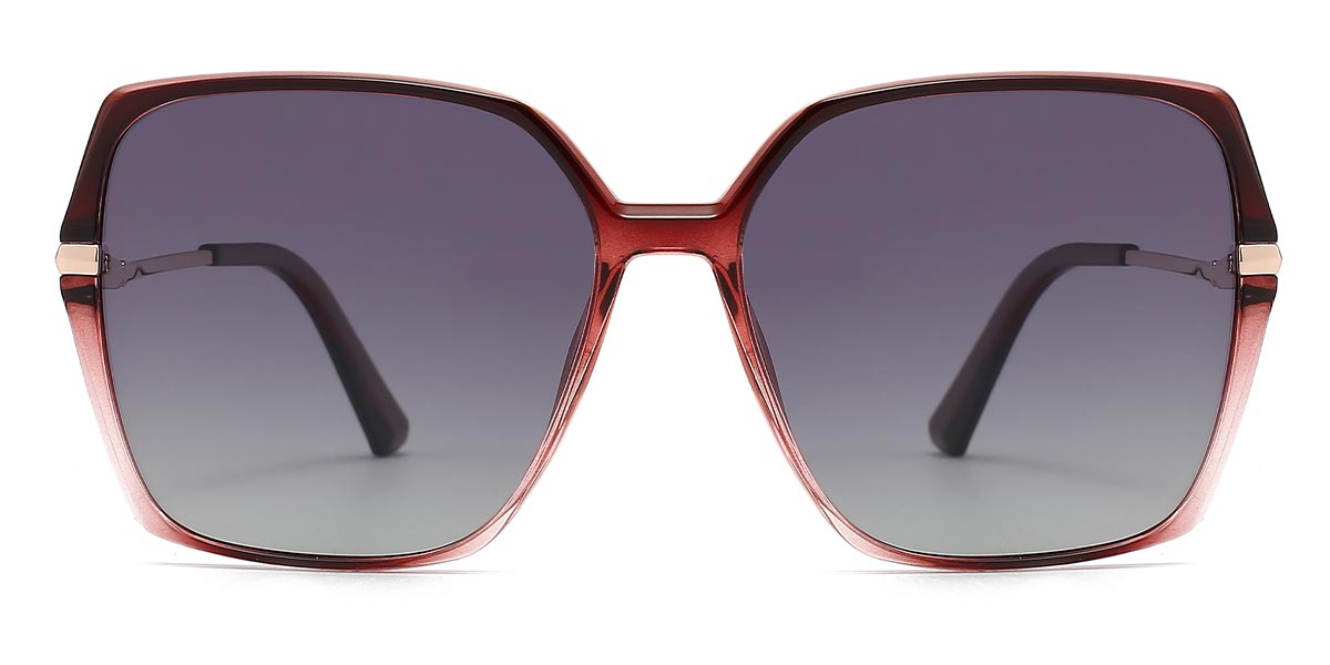 Lany - Square Grey Sunglasses For Women
