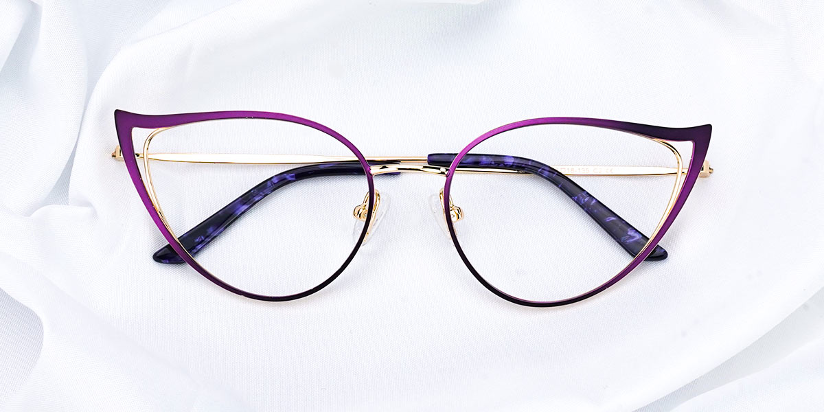 Purple Caoimhe - Cat eye Glasses