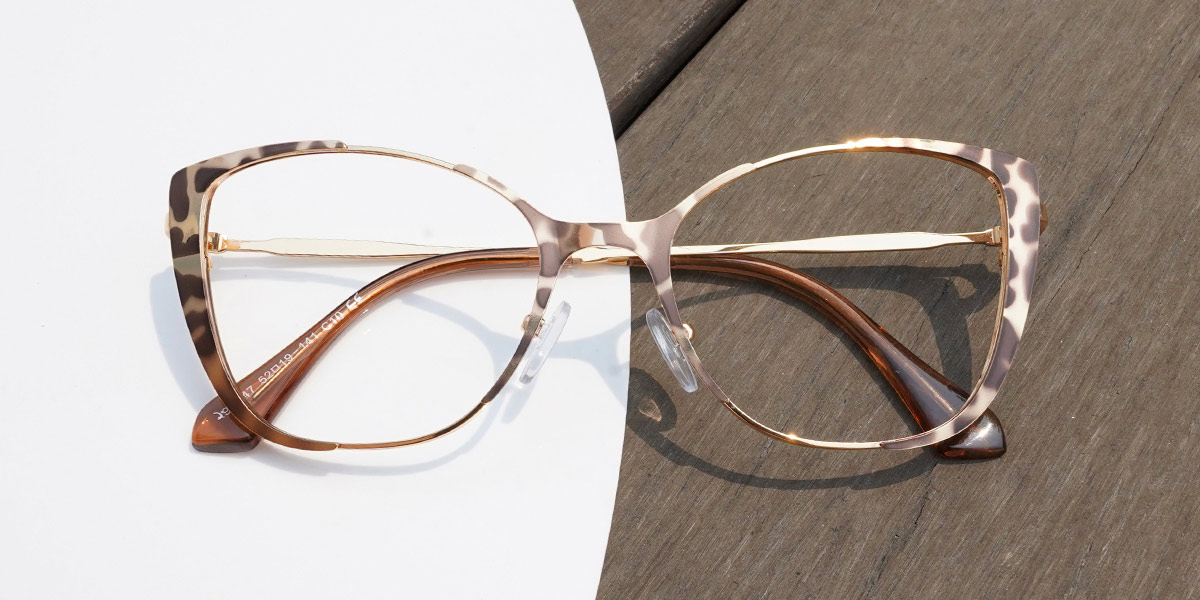 Tortoiseshell Aiyana - Square Glasses