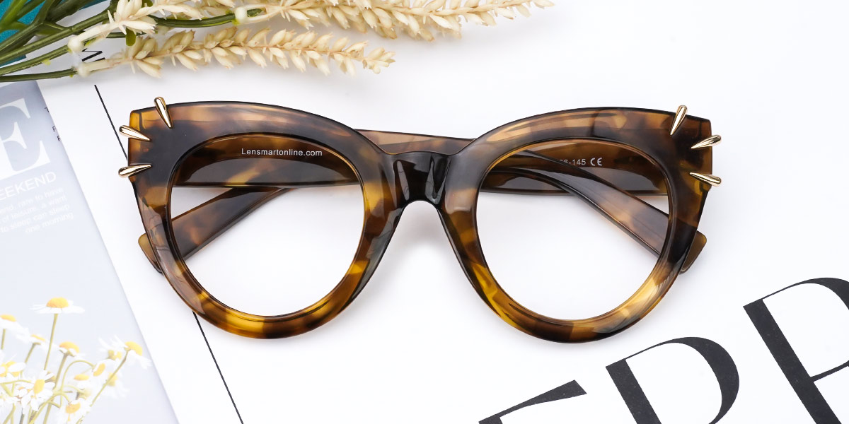 Tortoiseshell - Cat eye Glasses - Maya