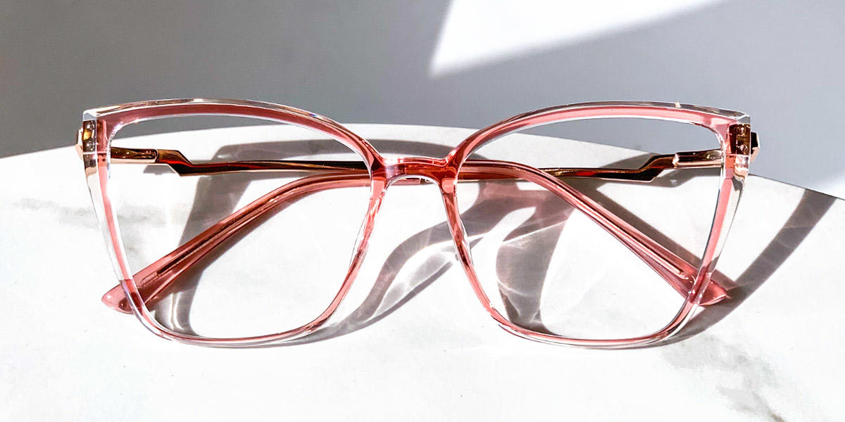 Pink Hope - Cat Eye Glasses